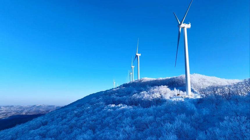 黑龍江饒河：大頂子山冬日雪景美如仙境