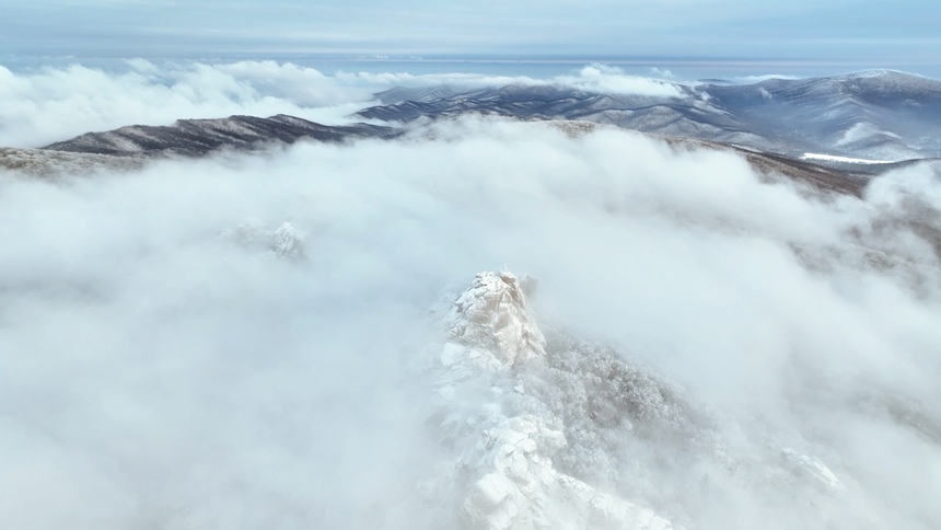 黑龍江集賢：雪后山川景色新